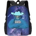 thumbnail image 1 of Blue Backpack Gorilla Tag Backpacks Monkey Pattern Print Travel Backpack Lightweight Backpack Casual Daypack Fan Gift, 1 of 7
