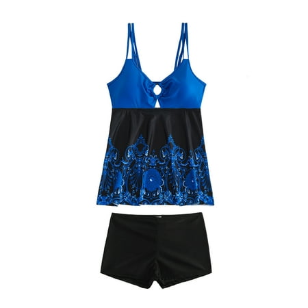 Divhosrg High Waisted Bathing Suit for Women  Bikini Sets for Women Cheeky  Cute Bathing Suits for Women  Womens Swimwear Two Piece  Dark Blue Swimsuits for Women Two Piece S