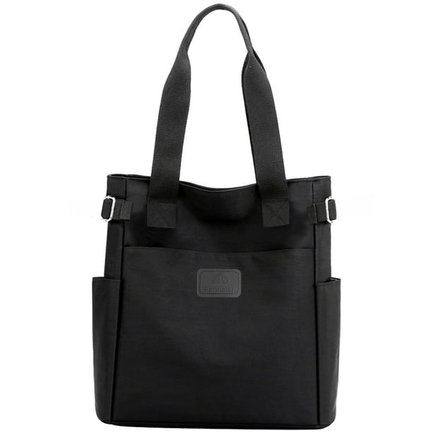 Bolso Compras para Mujer Bolso Hobo Plegable Impermeable Con (negro)