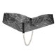 thumbnail image 5 of Sexy Women Crotchless Panties Sheer Lace Thong Underwear Pearls Strings Black, 5 of 5