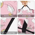thumbnail image 6 of Unicorn and Star Pink Pattern Teens Toddler Nap Mat with Pillow, Sleeping Mat Bag for Preschool Daycare 51"x22", 6 of 6