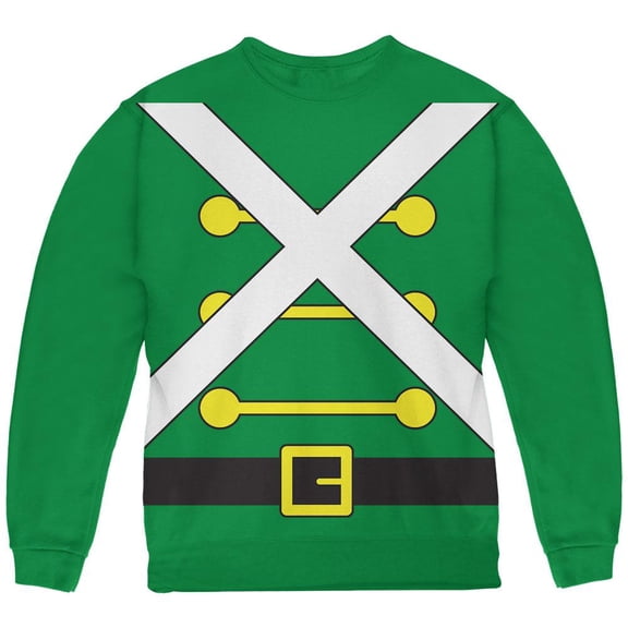 Christmas Toy Soldier Costume Youth Sweatshirt Green YMD