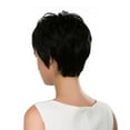 thumbnail image 3 of Ediodpoh Women Short Black Wig Party Synthetic Fashion Wigs Rose Net Hot Wigs for Women Black, 3 of 9