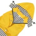thumbnail image 5 of HDE Dog Raincoat Double Layer Zip Rain Jacket with Hood for Small to Large Dogs Yellow XL, 5 of 7