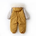 thumbnail image 3 of Hotiary Toddler Baby Jumpsuit Outfit Kids Snowsuit Winter Coat Fleece Hooded Romper Jumpsuit Boys Girls Onesie Warm Bodysuit for 2-6 Years, 3 of 8