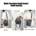 thumbnail image 4 of Admvng Waterproof Sling Bag for Men Women Sling Backpack Hiking Daypack Multipurpose Cross Body Chest Bag, 4 of 5