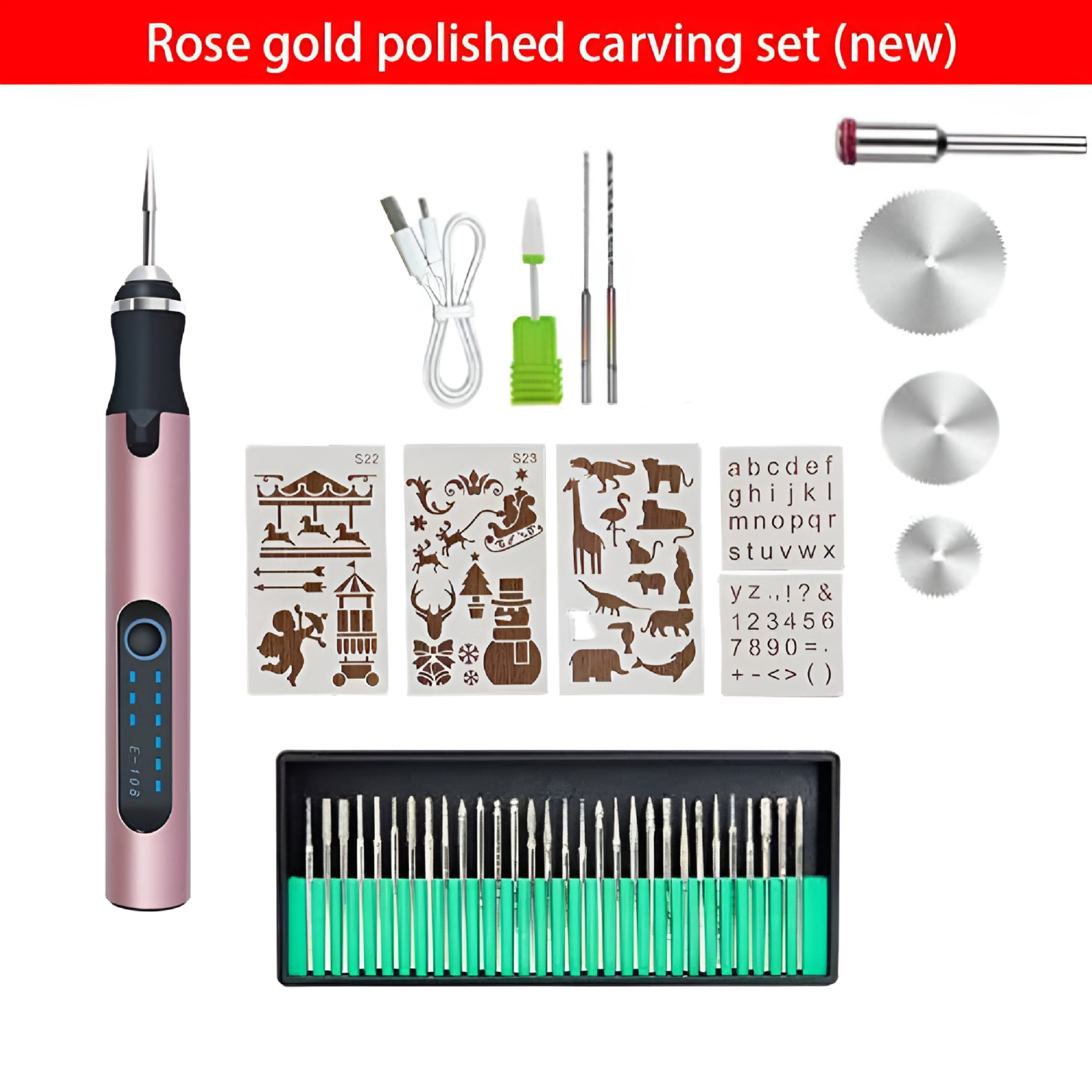 EXLEAF 2026 New Cordless Electric Engraving Pen,Engraving Tool,Engraving Pen for Metal,Usb Rechargeable Engraving Pen Etching Tool Etcher Kit Set,Engraving Pen for Metal,Wood,Glass and Plastic