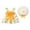 Jaune, variante sur Coerni Robe Bébé Mignonne Imprimé Floral Fruits Col Halter Chapeau de Soleil Nœud Papillon Été Robes à Volants Fluides pour Filles Anniversaire