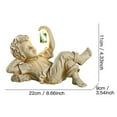 thumbnail image 5 of SRstrat Solar Garden Statues Outdoor,Firefly jar,Garden Children Boy Girl Statue Outdoor Sculpture Decor Boys and Girls for Outdoor Garden Decoration, 5 of 9