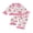 Red Santa, variant on RUINIXCW Toddler Baby Girl Christmas Pajamas Set Kids Spring Fall Winter PJS Sleepwear Ruffled Button Down Collar Long Sleeve Shirt Tops Pants Set
