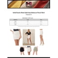 thumbnail image 2 of MixMatchy Women's Solid Elastic Waist Split Hem Bodycon Pencil Skirt, 2 of 7