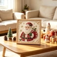 thumbnail image 4 of DIY Christmas Santa Claus Pearl Painting Kit, Full Drill Bead Art Craft, 7.87 x 7.87 Inch Handmade Christmas Wall Decor for Adults, Beginners, Holiday Home Decoration, 4 of 6