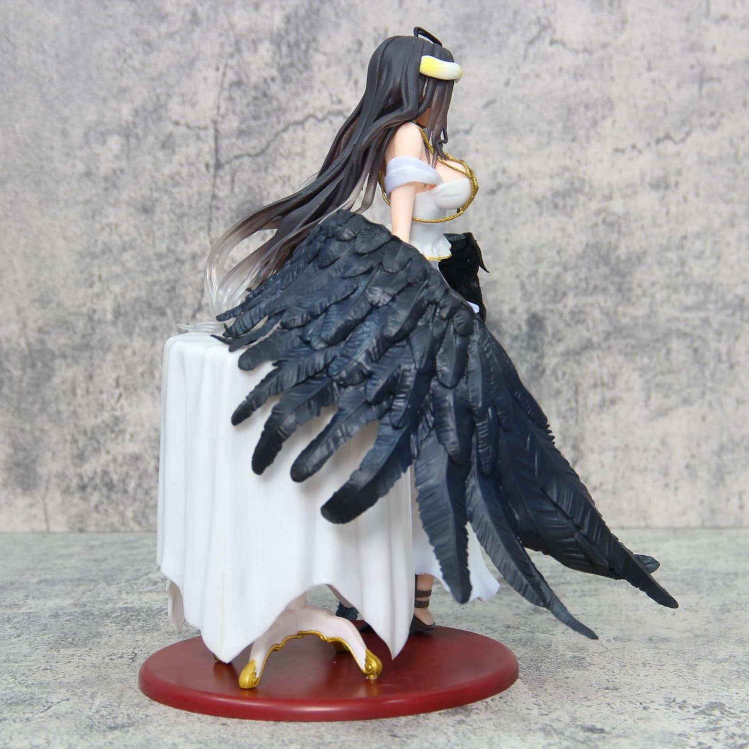 Albedo Figure Standing Dining Table Albedo Anime Figures 28cm/11inch PVC Character Action Model Figure Statue Decoration Ornament Gifts