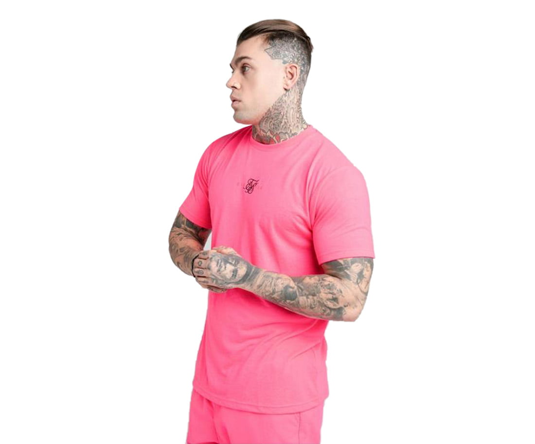 Survival To block Children's day Sik Silk Hem Fitted Mens Active Shirts & Tees Size M, Color: Pink -  Walmart.com