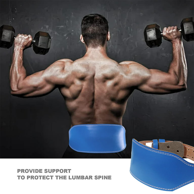 Weight Lifting Belt Gym Fitness, Padded Lumbar Back Support, Adjustable  Holes, Powerlifting Bodybuilding Deadlifts Squats Exercis