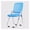 Blue, variant on Portable Indoor Folding Chairs Stool Stackable Dining Chairs Heavy Duty Metal Frame Event Lounge Chair Faux Leather Commercial for Office Wedding
