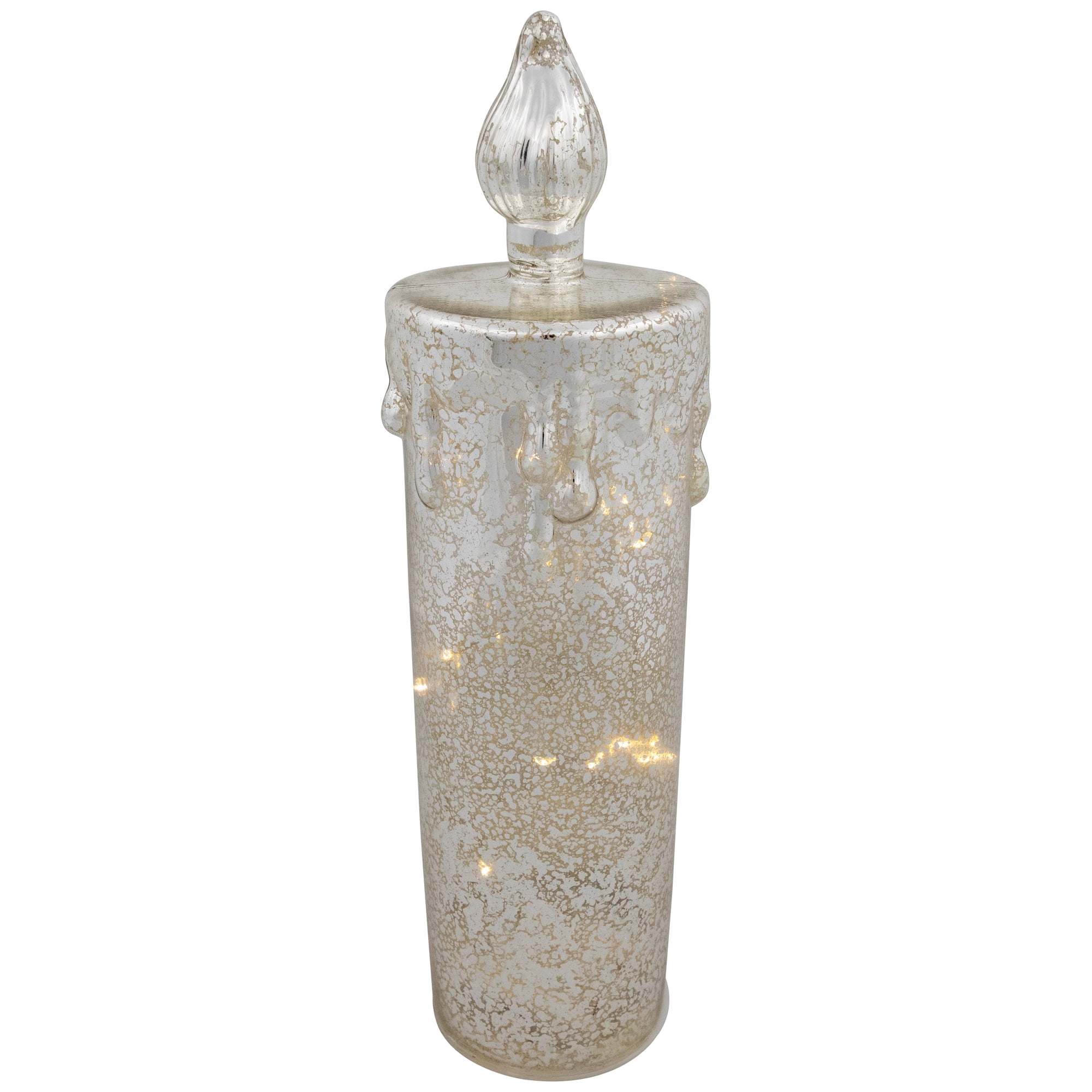 Northlight LED Lighted Dripping Candle Christmas Decoration - 13"
