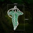 thumbnail image 3 of Broche de esmalte Yuxing con forma de hoja de árbol verde de elfo elegante Cierre de capa, 3 of 5