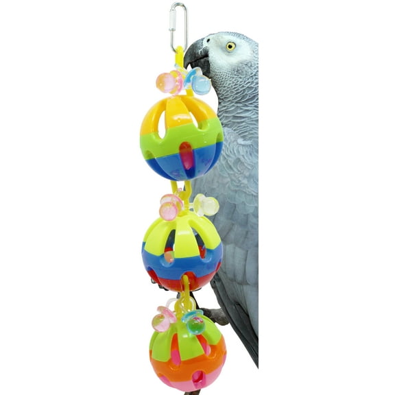 Bonka Bird Toys 1204 Tri Ball Bird Toy.