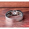 thumbnail image 5 of Solitaire Diamond Tension Set Wedding Anniversary Ring, Unisex Diamond Engagement Ring, Perfect Proposal Ring, 1.6 Ct Simulated Diamond, 925 Sterling Silver, Ring For Special Occasion, 5 of 5