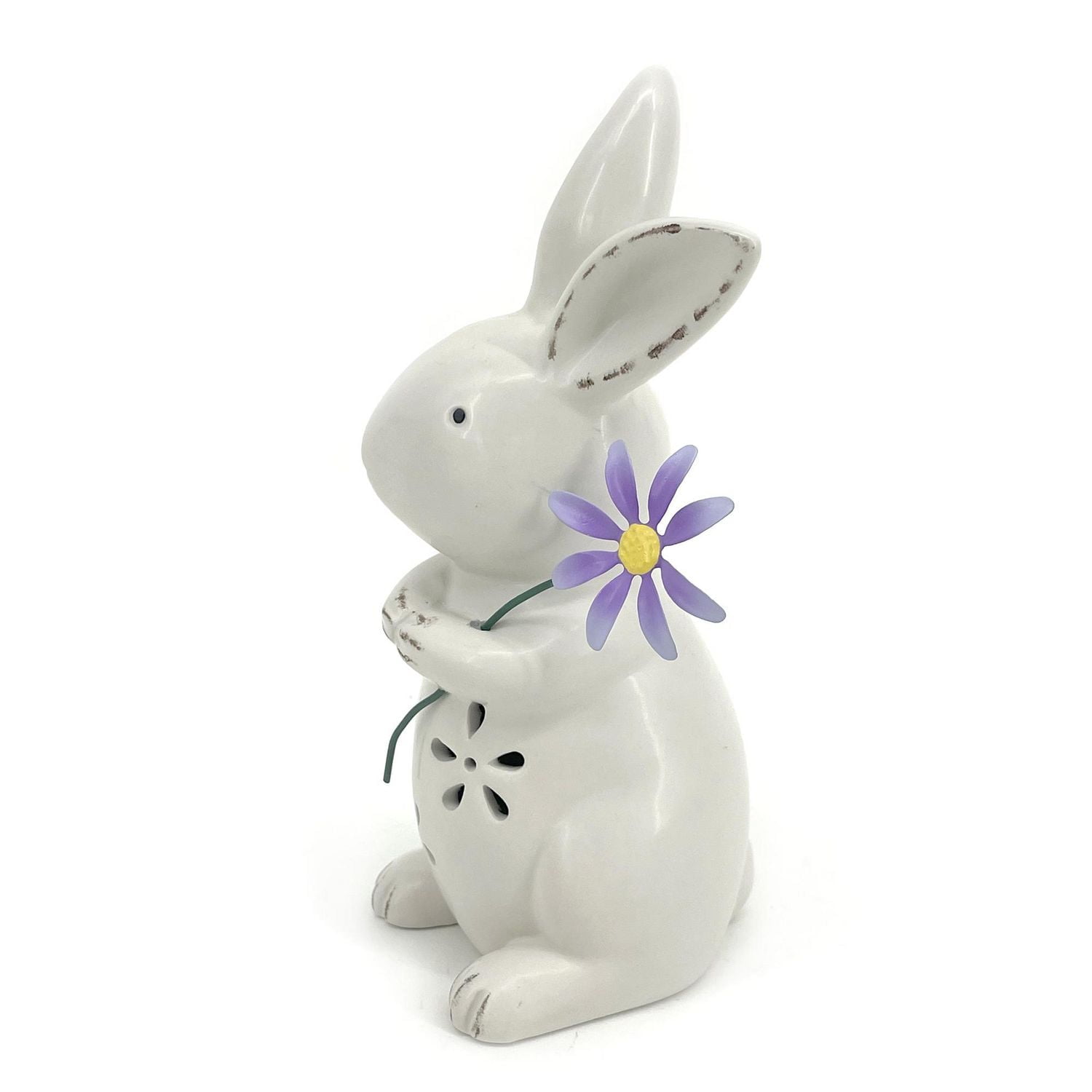 CERAMIC RABBIT PURPLE TABLE