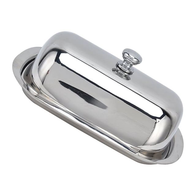 Cheese Storage Box,Stainless Steel Butter Dish Butter Container Butter Dish Enhanced Features