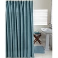 thumbnail image 3 of Better Trends Wave Shower Collection is Ultra Soft, Plush and Absorbent Tufted Bath Mat Rug with Shower Curtain 100% Cotton in Vibrant Colors, 2 Piece Set, Aqua, 3 of 3