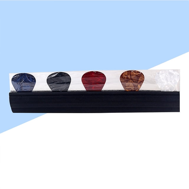 WHAMVOX Guitar Pick Storage L905 Pick Holder Stand Clamp Clip with 5Pcs Picks for String Instrument Parts 1Set