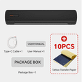 thumbnail image 3 of Mini A4 Tattoo Printer Portable Wireless Stencil Printer Tattoo Transfer Thermal Copier Comes Black, 3 of 8
