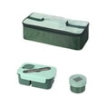 thumbnail image 1 of Yhmxh Lunch Bento Box Insulated Bag Soup Mug Set With Spoon And Fork Microwavable Lunch Box Compartment Preservation Box Student Portable Dining Tools Set Kitchen Essentials Home and Kitchen, 1 of 6