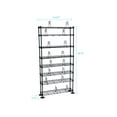 thumbnail image 3 of Atlantic 49" Maxsteel 8-Tier Heavy Gauge Steel Multimedia Storage Shelf (440 CDs, 228 DVDs, 265 BluRay/ Games) 3020, Black, 3 of 4