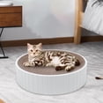 thumbnail image 2 of Round Cat Scratcher Bed Detachable Cat Scratch Pad for, 2 of 8