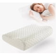 thumbnail image 1 of Almohada Memory Foam Ortopedicas Cervical Suave Cómoda Modelo Blanco, 1 of 4