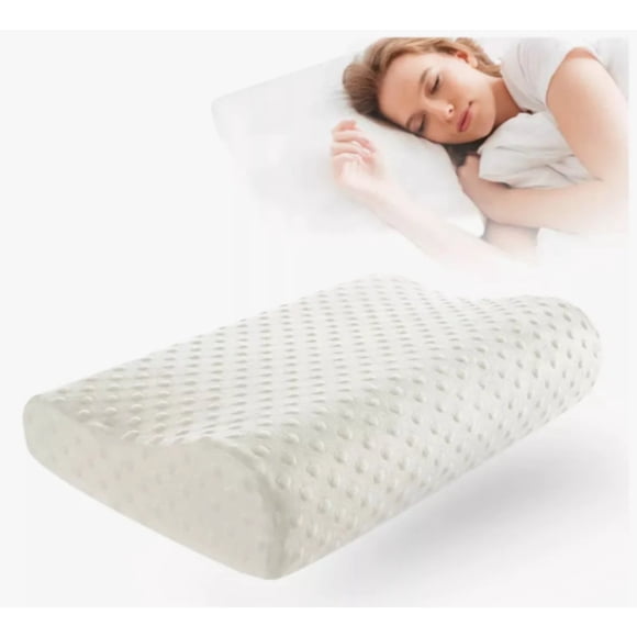 Almohada Memory Foam Ortopedicas Cervical Suave Cómoda Modelo Blanco