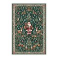 thumbnail image 7 of KUETH 4'x6' Christmas Machine Washable Area Rug, Non-Slip Rugs for Bedroom, Small Living Room and Dining Area, Green, 7 of 7