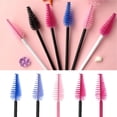 thumbnail image 4 of 50 Piezas Cepillo de pestañas Desechables perfecl rosa, 4 of 7