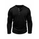thumbnail image 4 of pstuiky hombres de manga larga, Suéter informal de color liso para hombre, cárdigan con botones, manga larga, cuello redondo y bolsillo. salir tops xl, 4 of 7
