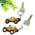 thumbnail image 4 of Keychain Car Shape Double-Side Cartoon Key Ring Multi Anti-lost Hanging Kinds Theftproof Safety Metal Clasp Holder Accessory Keys Wallet Red, 4 of 9