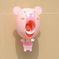 thumbnail image 1 of Cartoon Toothpaste Dispenser Suction Suction Bathroom Accessory Set Toothbrush Holder Automatic Toothbrush Holder Child, 1 of 2