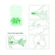 thumbnail image 5 of 5 Pares De Tapones Para Los Oídos Para Niños Tapones Para Los Oídos Reutilizables Con Cancelación De Ruido Para Dormir Y Nadar - Verde, 5 of 5