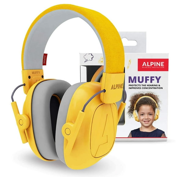 Alpine Muffy Earmuffs para ninos 3-16 Auriculares ajustables Alpine Hearing Protection Alpine Hearing Protection