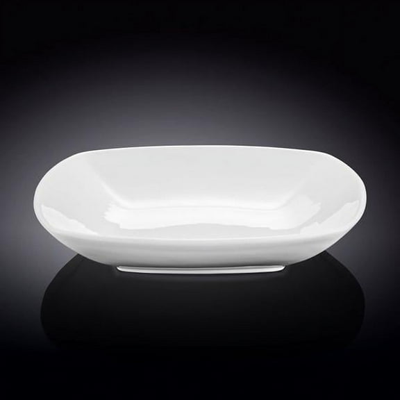 WILMAX FINE PORCELAIN SET OF 6 DEEP PLATES 8.75" X 8.75" | 22 X 22 CM WL-991213/A