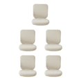 thumbnail image 1 of Guardoinrt Soft and Breathable Swivel Chair Cover Seating Experience White Backrest + Cushion Cover 5Set, 1 of 6
