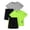 Dark Gray, variant on Kids 2 Pack Sets Reflective Strip Short Sleeve Shirt And Athletic Shorts Outfit Boys Breathable Mesh Quick Dry Running Sportwear 2-Piece Clothes
