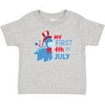 thumbnail image 3 of Inktastic My First 4th of July with Dinosaur Boys or Girls Baby T-Shirt, 3 of 5