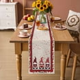 thumbnail image 2 of Valentine's Day Table Runner 48 Inches Long Farmhouse Dress Scarves, Love Heart Roses Gnomes Romantic Rustic Dining Tablerunner for Coffee Table/Kitchen Island/Party Décor, 13" x 48", 2 of 8