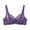 Purple, variant on Ohufall Women's Lace Bras Breathable Comfort Push Up Bra Fashion Lightweight Everyday Underwear