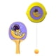 thumbnail image 1 of Juego de raquetas de tenis de mesa colgantes para interior, con pelotas de ping pong y entrenador telescópico de tenis. Amarillo, 1 of 8
