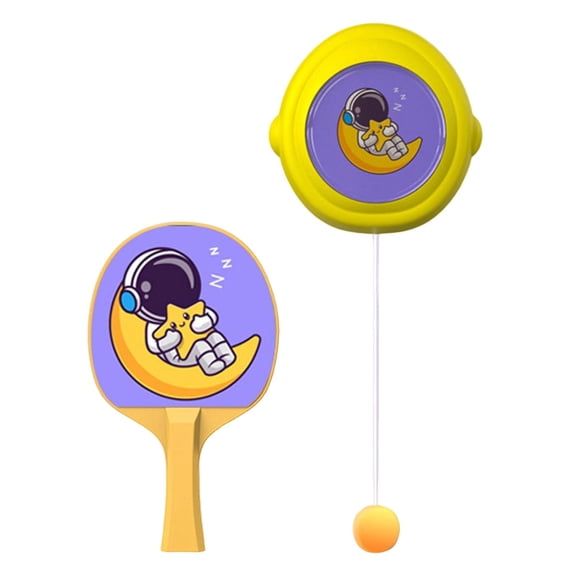 Yunhgft Pingpong Balls Paddles Set with Rackets and Balls Hanging Table Tennis Yellow