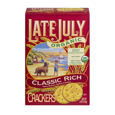 Late July Snacks, Rich Crackers, 6oz (Best Unhealthy Late Night Snacks)